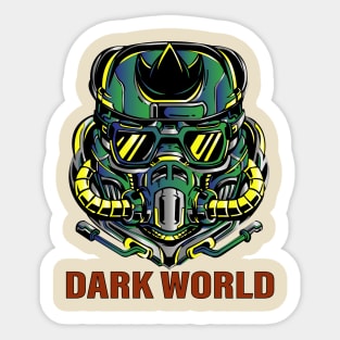 Dark world Sticker